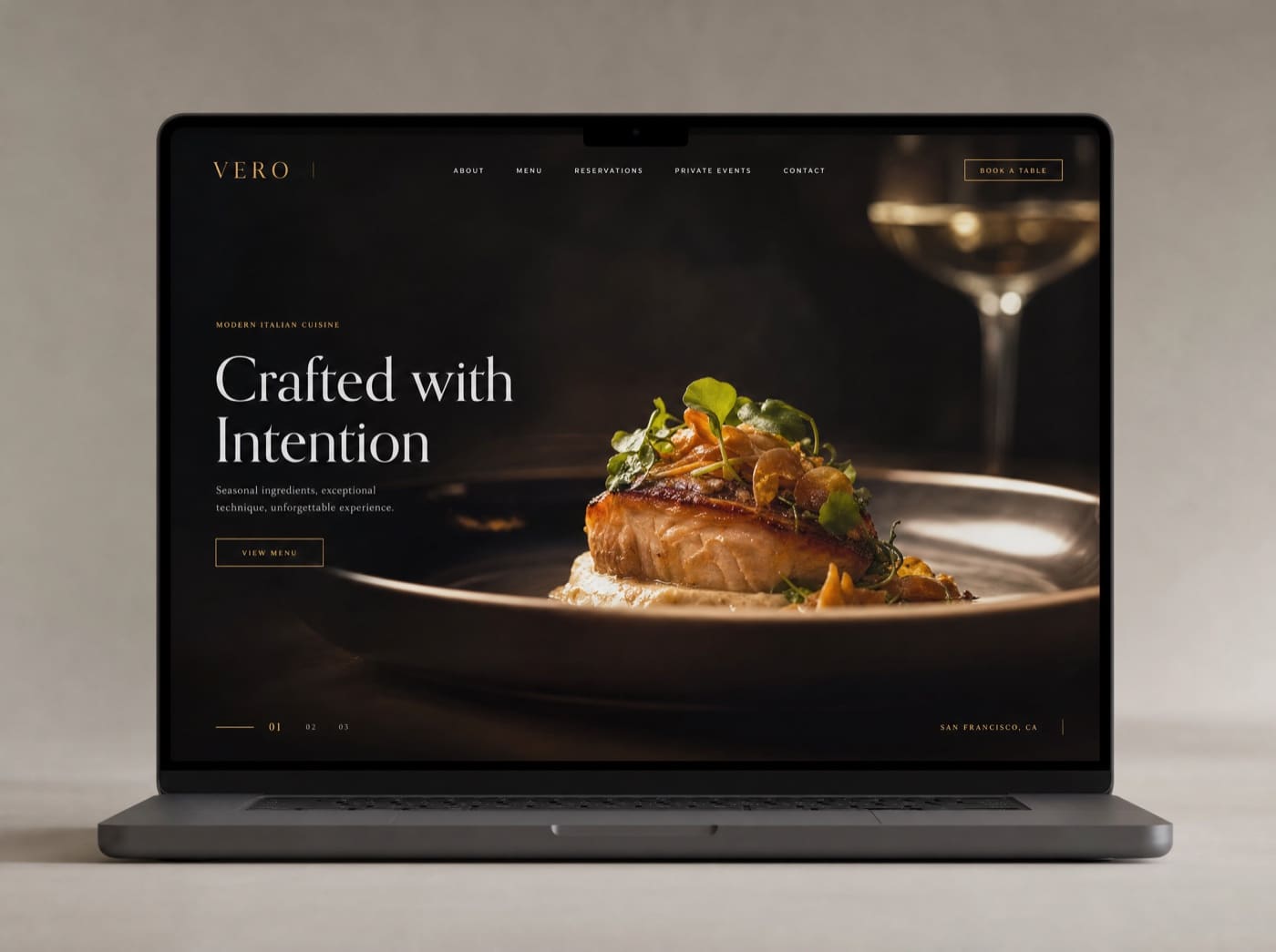 Vero website concept by The Now Designs